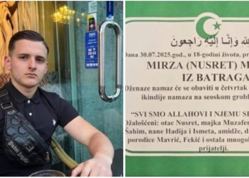 Danas Dženaza Mirzi Mavriću: Rodno selo Batrage ispraća sina u tišini i boli