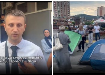 Pritvor za privedene građane Novog Pazara do 30 dana, blokada saobraćaja nezadovoljnih