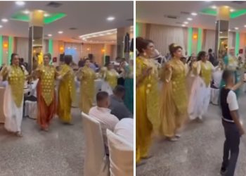 Prelijepo kolo: Nevjeste u tradicionalnoj nošnji, okićene zlatom VIDEO