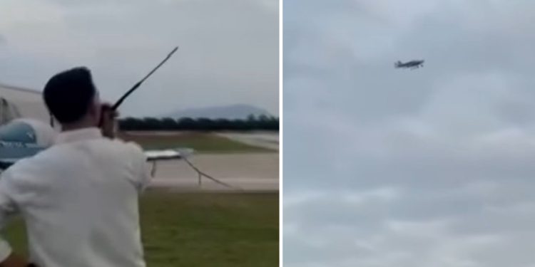 Prosidba u zraku završila padom aviona: Pilot i putnica teško povrijeđeni  VIDEO