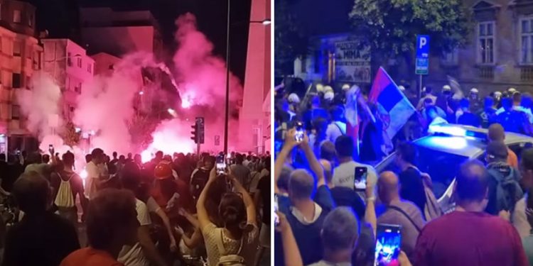 Srbija na ivici građanskog rata: Protesti prerastaju u haos, Novi Sad i Novi Beograd pod opsadom
