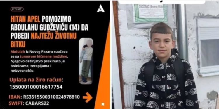 HITAN APEL: Pomozimo Abdulahu Gudževiću da pobijedi najtežu životnu bitku