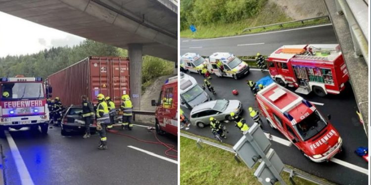 Teška saobraćajna nesreća u Austriji: Poginula majka, muž i djeca teško povrijeđeni