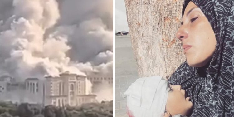 Ova Palestnka je čekala 13 godina da dobije dijete, cionisti ga ubili u vazdušnom napadu