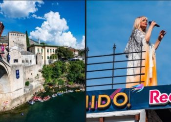 Pored skokova sa Starog mosta u Mostari, gledaoci uživali uz pjesme Hanke Paldum VIDEO