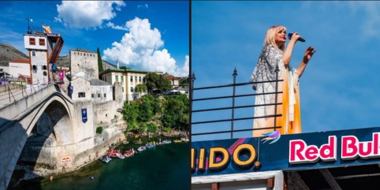 Pored skokova sa Starog mosta u Mostari, gledaoci uživali uz pjesme Hanke Paldum VIDEO