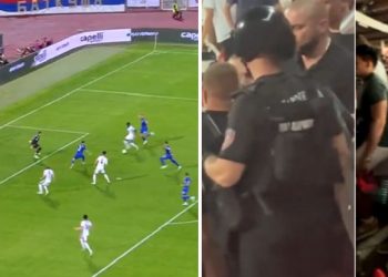 Engleska ponizila Srbiju: Bruka na terenu i tribinama, tuča navijača nakon skandiranja Vučiću