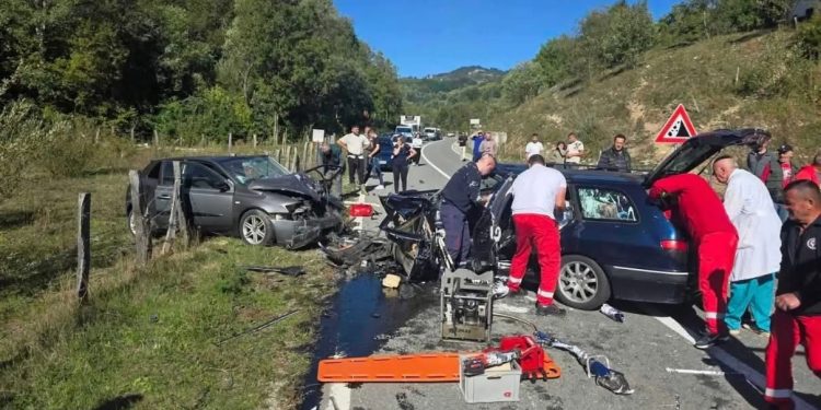 Dva vozača povrijeđena u sudaru dva automobila u blizini Pljevalja