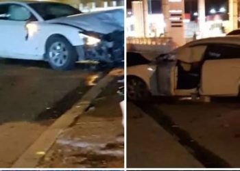 Noćni udar u Selakovcu: Audi napravio karambol,  oštetio više vozila i lokal