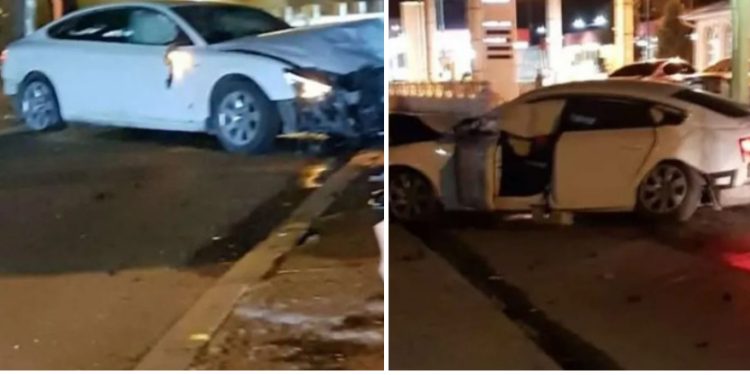 Noćni udar u Selakovcu: Audi napravio karambol,  oštetio više vozila i lokal