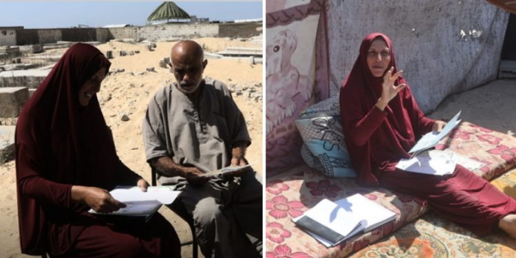 „Život među mrtvima“: Palestinska profesorica danas živi u šatoru na groblju