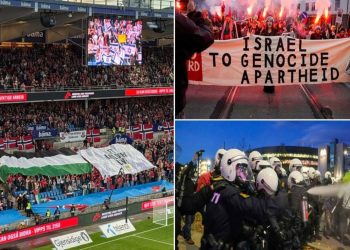 Norveška pokazala srce za Gazu: Stadion u bojama Palestine, Haland ispratio cioniste sa peticom