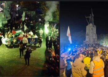 Koraci otpora: Novopazarski studenti stigli u Kraljevo, dočekani aplauzima velikog broja građana