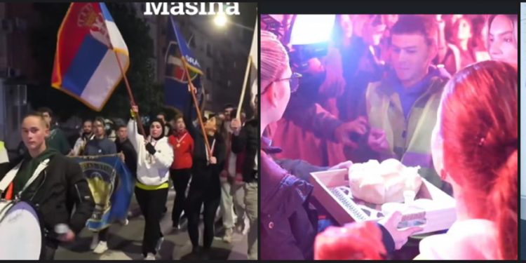 Veličanstven doček u Čačku: Studenti iz Novog Pazara pozdravljeni aplauzima i vatrometom