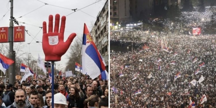 Svi putevi vode u Novi Sad: Godinu dana od tragedije, studenti i građani ujedinjeni u tišini