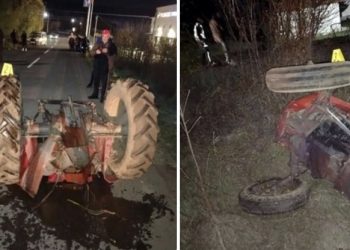 Teška nesreća: Vozač traktora teško povrijeđen, vozač automobila pobjegao, nakon udesa