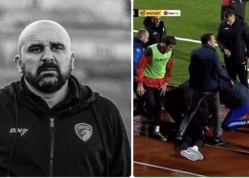Preminuo Mladen Žižović: Fudbalski stručnjak srušio se tokom utakmice, kamere snimile sve