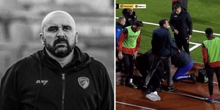 Preminuo Mladen Žižović: Fudbalski stručnjak srušio se tokom utakmice, kamere snimile sve