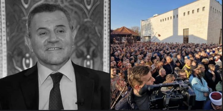 Dženaze namaz hfz Halilu Mehtiću klanjao njegov sin koji je takođe hafiz, uz prisustvo velikog broja