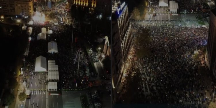 Dva skupa u Beogradu: Koji je veći sami procijenite, MUP vjerovatno pogrešio