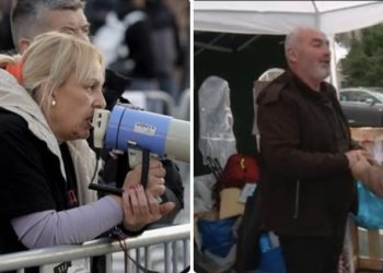 Sedmi dan štrajka glađu Dijane Hrke: Majka stradalog Stefana traži pravdu, podrška raste ispred Skupštine