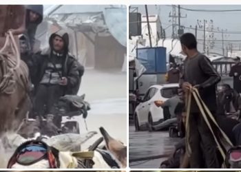 Palestinci u Gazi se bore sa poplavama, voda probila kampove VIDEO
