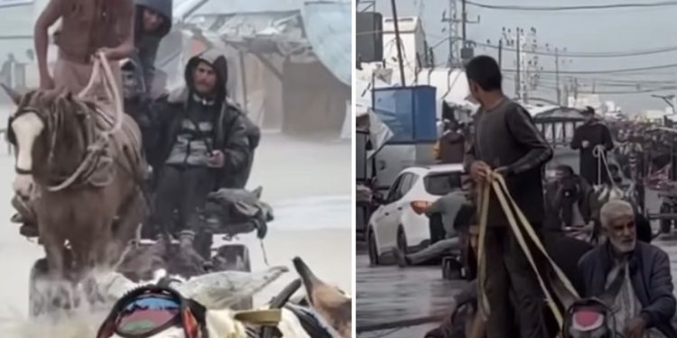 Palestinci u Gazi se bore sa poplavama, voda probila kampove VIDEO