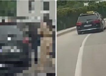 Šokantan snimak kruži društvenim mrežama: Iz taxia izlaze iz gepeka, kao da je kombi