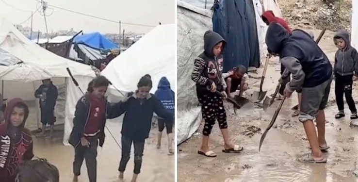 Oluje i poplave otežale život Palestinaca u kampovima u Gazi VIDEO