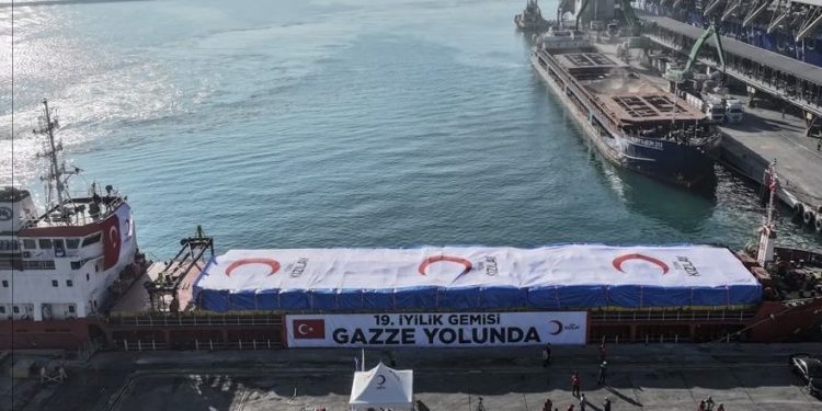 Turska poslala 19. „Brod dobrote“ sa 1.300 tona pomoći za Gazu