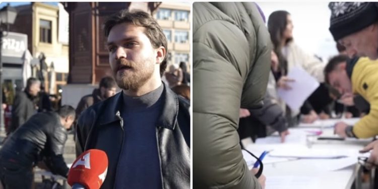 Veliki odziv građana Novog Pazara za prikupljanje potpisa za vanredne izbore, preko 2.000 za četiri sahata