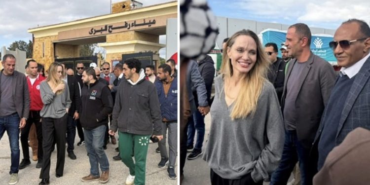 Anđelina Džoli posetila palestinske pacijente u Egiptu i granični prelaz Rafa