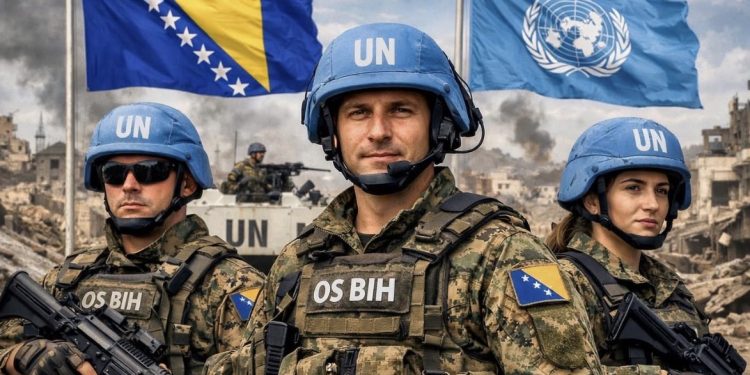 Pripadnici Oružanih snaga BiH upućeni u mirovnu misiju u Gazu