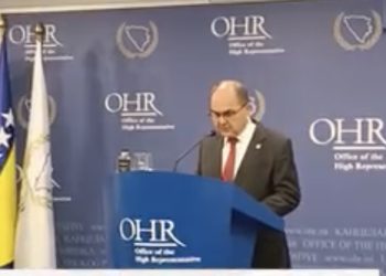 Shmidt izdao saopštenje: Obilježavanje 9.januara predstavlja diskriminaciji i kršenje Ustava BiH