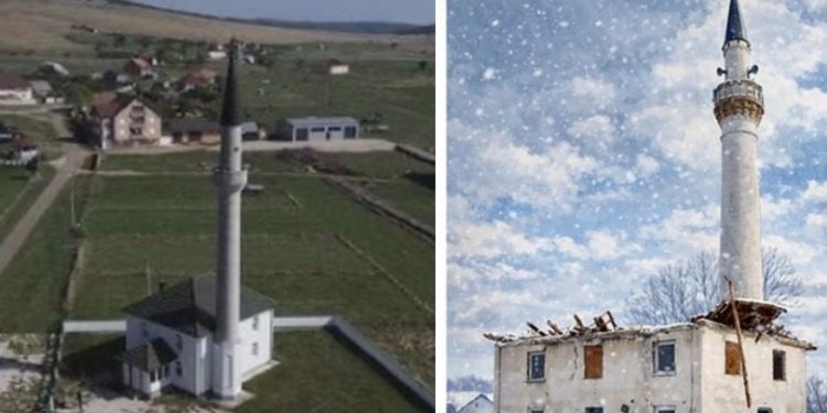 Stara džamija u Delimeđu – simbol vjere i zajedništva prepušten zaboravu, srušio se krov