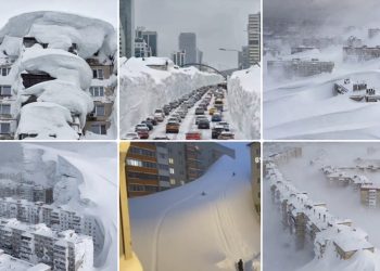 Ekstremne količine snijega zatrpale Kamčatku, djeca prave razne čarolije