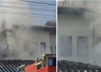 Novi Pazar: Požar u Prvomajskoj ulici zahvatio menzu i dio zgrade Mešihata VIDEO