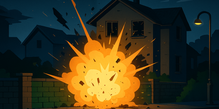 Eksplozivne naprave bačene u Rožajama: Oštećena kuća, istraga u toku