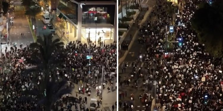 Veliki skup Palestinaca i jevrejskih aktivista u Tel Avivu protiv nasilja nad Palestincima VIDEO