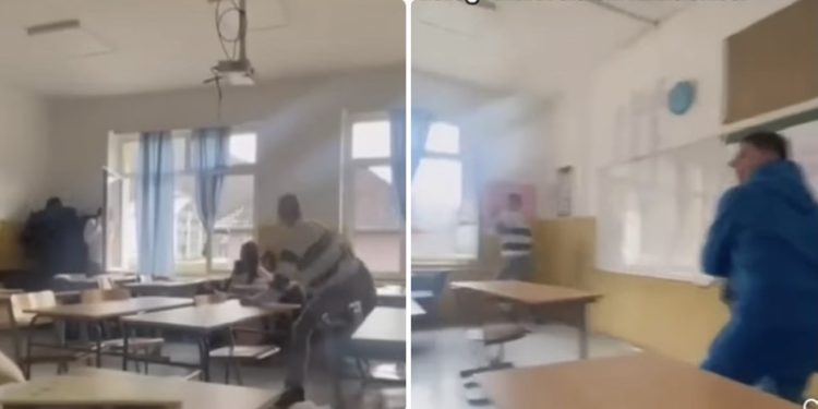 Šokantan snimak iz osnovne škole u naselju Lukare kod Novog Pazara VIDEO