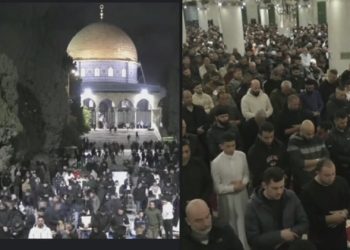 Uprkos izraelskim ograničavanjem džamija Al Aksa prepuna vjernika na teravih namazu VIDEO