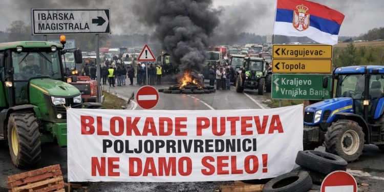 Protest poljoprivrednika u Srbiji – radikalizacija blokada 42 magistralna puta