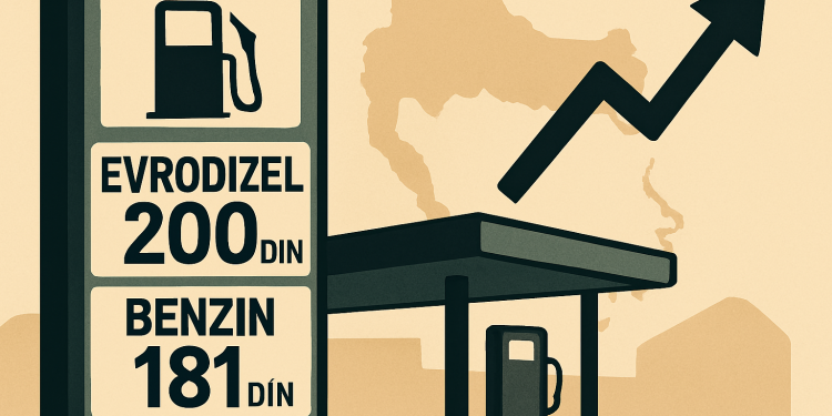 Cijene goriva u Srbiji ponovo povećane