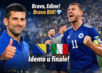 Đoković čestitao pobjedu i podrška pred finale: Beavo Edine, bravo BiH