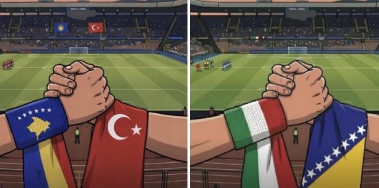 Dvije susjedne države igraju finale utakmice: Kosovo za historiju a BiH za povratak na svjetsku scenu