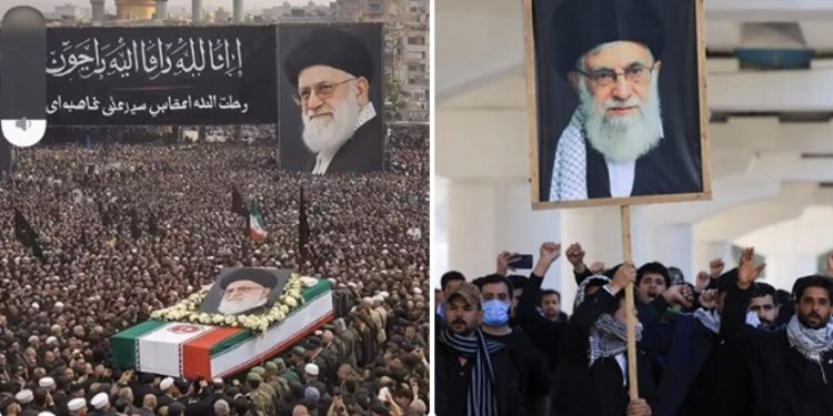 Ajatolah Al Hamenei sahranjen u kompleksu pored Homeinija u Teheranu uz prisustvo stotine hiljada pristalica