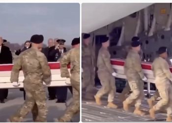 Američki avion sa 200 ubijenih vojnika stigao u Washington, Tramp na aerodrom VIDEO