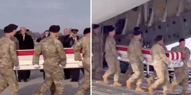 Američki avion sa 200 ubijenih vojnika stigao u Washington, Tramp na aerodrom VIDEO