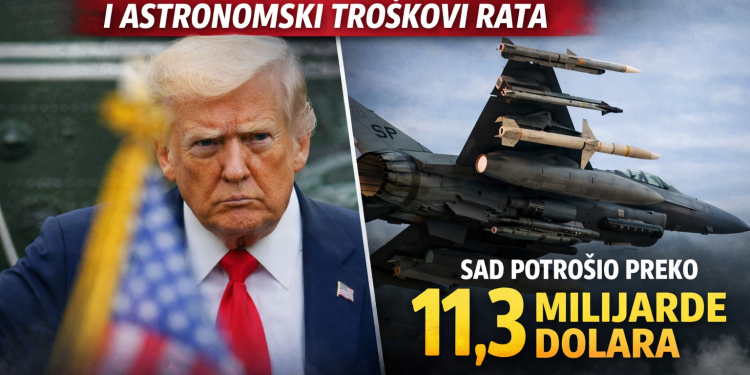 Tramp u velikoj panici: Zaprijetio NATO saveznicima ako ne pomognu, troškovi za nedelju dana 11,3 milijarde dolara