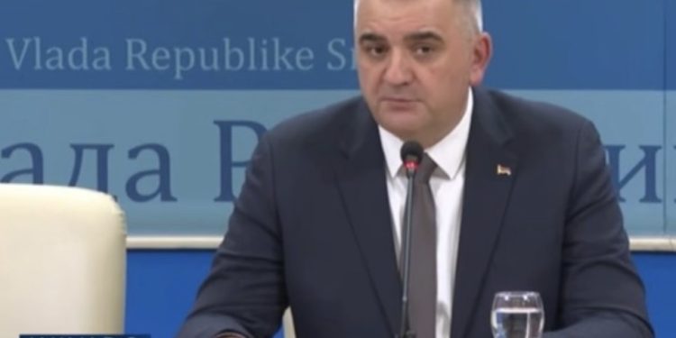 Pala vlada entiteta RS, premijer Minić iznenada podnio ostavku